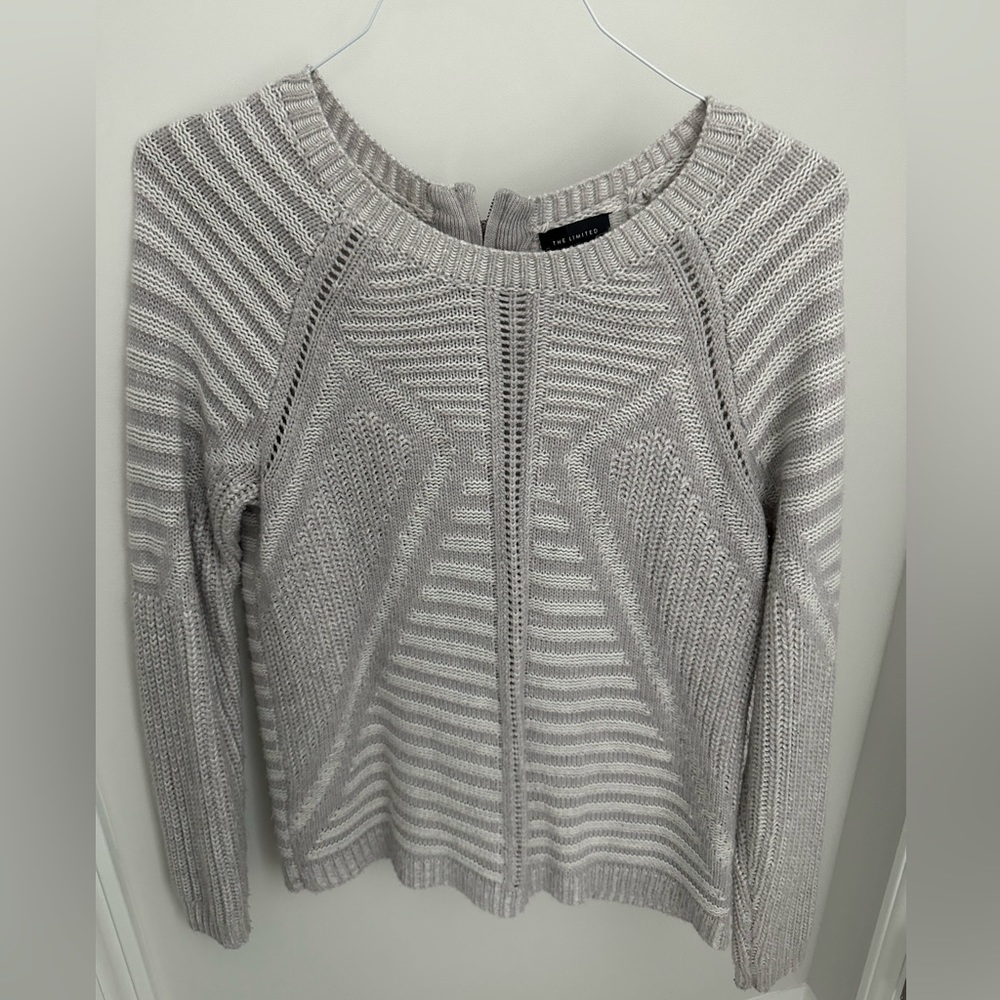 Grey and light grey sweater